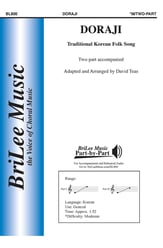 Doraji Two-Part choral sheet music cover